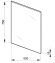 Дзеркало у ванну Jika Lyra Plus, 50x75 (H4531910383041)