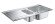 Кухонная мойка стальная Grohe K300, 97x50 (31564SD0)