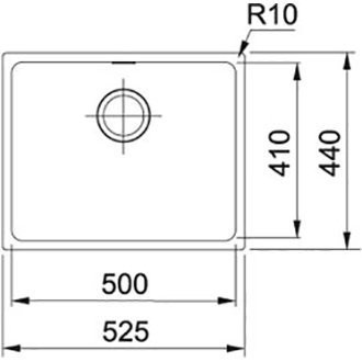 Кухонная мойка гранитная Franke SID 110, 52x44, сахара (125.0395.607) Кухонная мойка гранитная Franke SID 110, 52x44, сахара (125.0395.607)