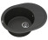 Кухонная мойка гранитная Vankor Sity, 61х50, черный (SITY SMO 02.61 BLACK)