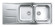 Кухонна мийка сталева Grohe K400, 116x50 (31587SD0)