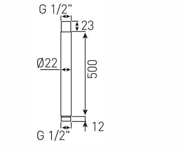 Кронштейн для верхнего душа Ferro Concealed (RNS50)