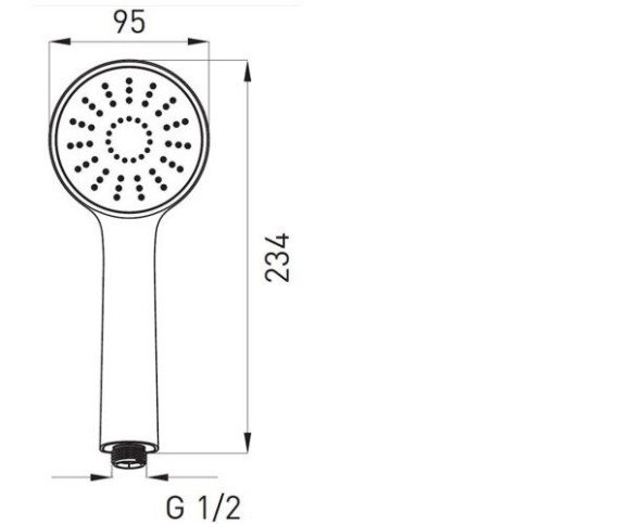 Ручной душ Ferro Bello (S180B) Ручной душ Ferro Bello (S180B)
