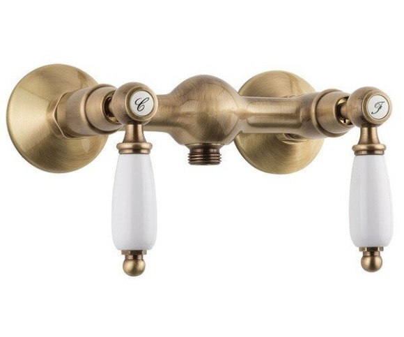 Змішувач для душу Emmevi Deco Ceramica, двовентильний, бронза (BR121002)