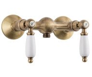 Змішувач для душу Emmevi Deco Ceramica, двовентильний, бронза (BR121002)