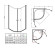 Душова кабіна Radaway Eos PDD, 90x90 (37603-01-01N)