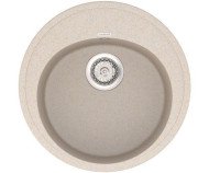 Кухонна мийка гранітна Vankor Sity, 50х50, бежевий (SITY SMR 01.50 BEIGE)