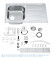 Кухонна мийка сталева Grohe K400, 86x50 (31566SD0)