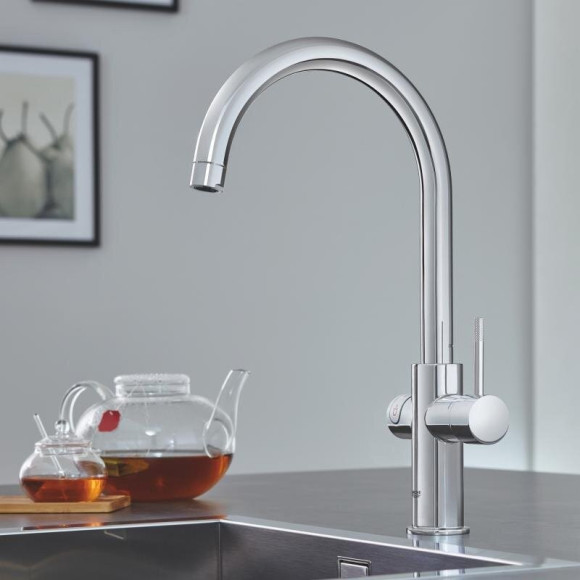 Змішувач для кухні Grohe Red Duo New, одноважільний, хром (30083001)
