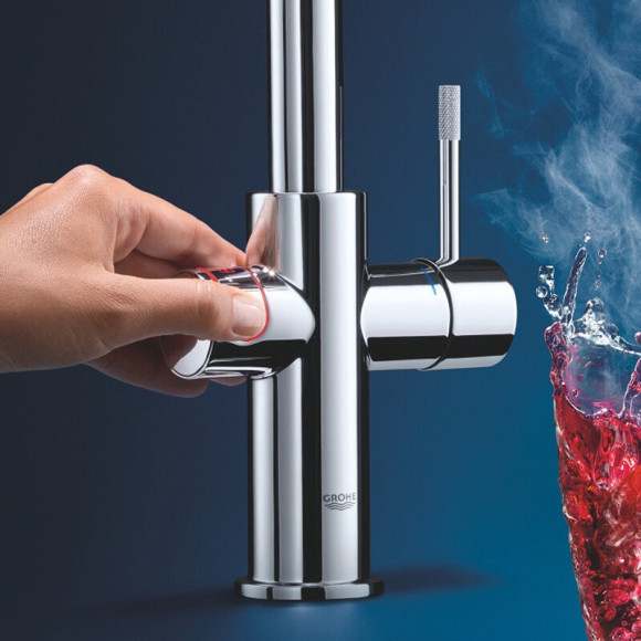 Змішувач для кухні Grohe Red Duo New, одноважільний, хром (30083001)