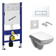 Комплект: Унітаз Kolo Nova Pro Rimfree + Інсталяція Geberit Duofix Delta + Кришка Soft-Close + Клавіша Delta 51 (M39018000+458.126.00.1+M30116000+115.105.11.1)