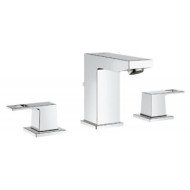 Cмеситель для умывальника Grohe Eurocube, двухвентильный, хром (20351000)