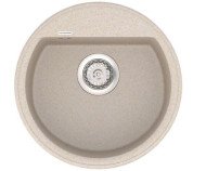 Кухонна мийка гранітна Vankor Easy, 45x45, бежевий (EASY EMR 01.45 BEIGE)