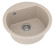 Кухонна мийка гранітна Vankor Easy, 45x45, бежевий (EASY EMR 01.45 BEIGE)