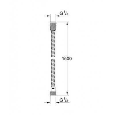 Душовий шланг Grohe Relexa, 150 (28143000)