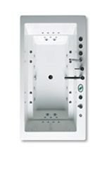 Ванна з гідромасажем Balteco Quadrum 2, 180х95 (QUADRUM2)