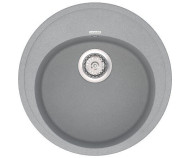 Кухонна мийка гранітна Vankor Sity, 50х50, сірий (SITY SMR 01.50 GRAY)