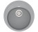 Кухонна мийка гранітна Vankor Sity, 50х50, сірий (SITY SMR 01.50 GRAY)