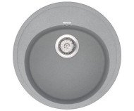 Кухонна мийка гранітна Vankor Sity, 50х50, сірий (SITY SMR 01.50 GRAY)