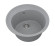 Кухонна мийка гранітна Vankor Sity, 50х50, сірий (SITY SMR 01.50 GRAY)