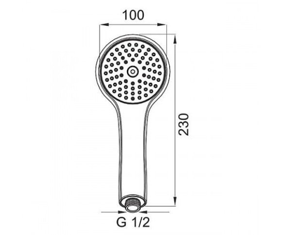Ручной душ Ferro Dritto (S105) Ручной душ Ferro Dritto (S105)
